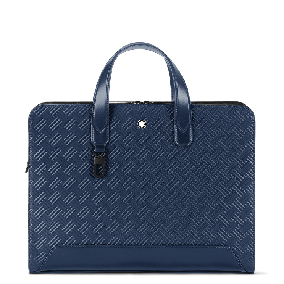 Thin Briefcase in Extreme Leather - 1