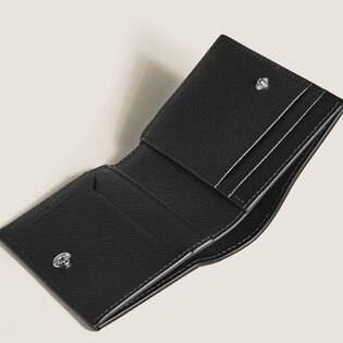Mini Brieftasche 4 cc aus Sartorial Leder