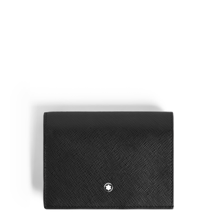 Compact Wallet 6cc with zip in Sartorial Leather