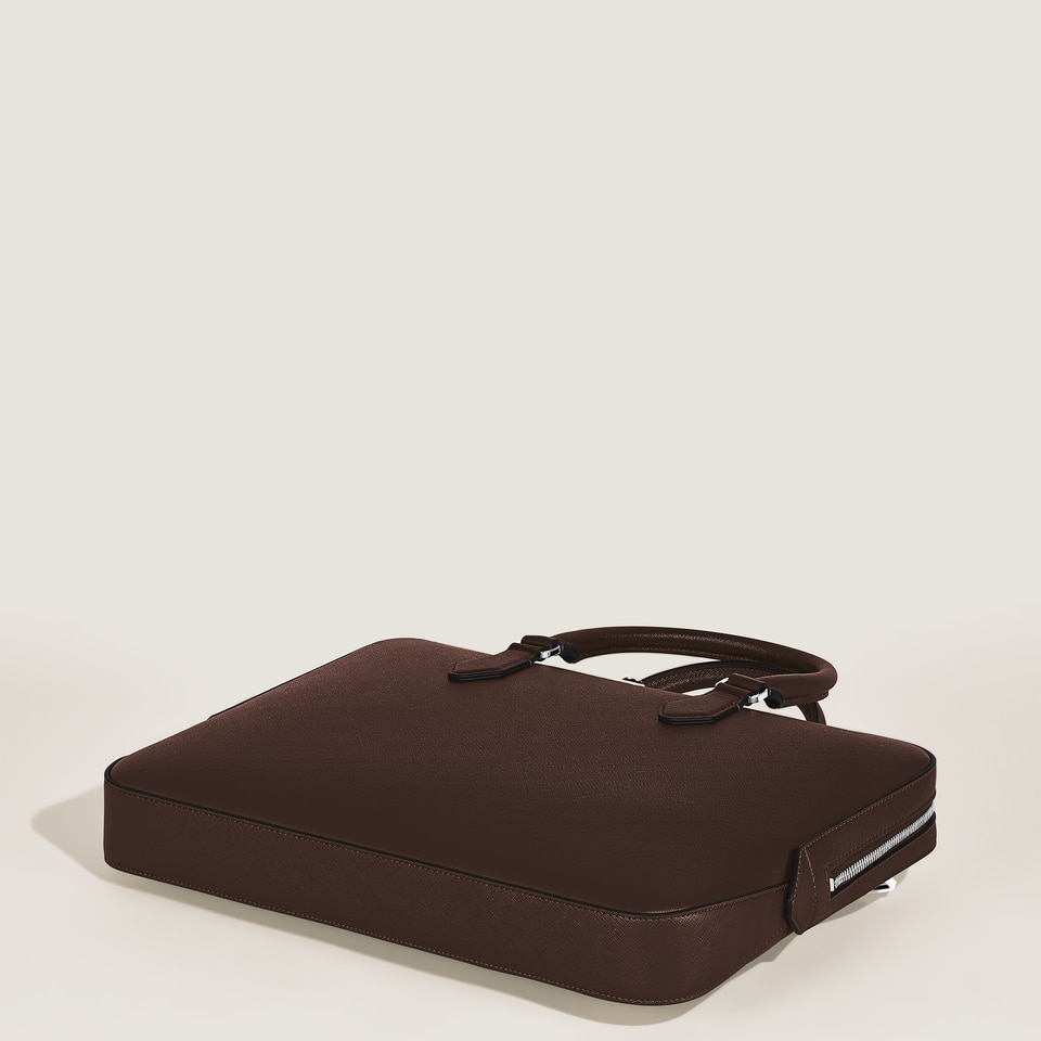 Thin Briefcase in Sartorial Leather - 8