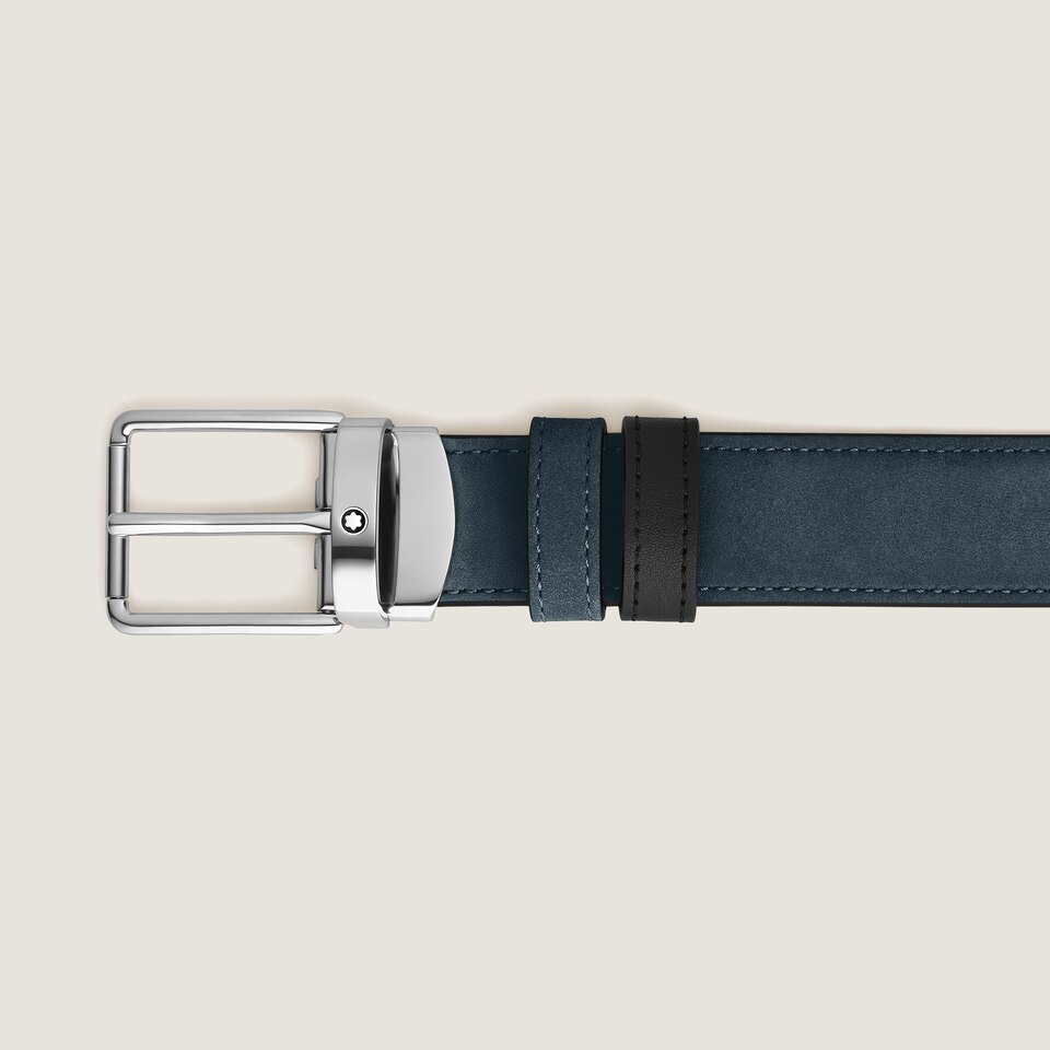 Everyday Buckle Velvet Blue/Black 30&nbsp;mm Reversible Leather Belt - 5
