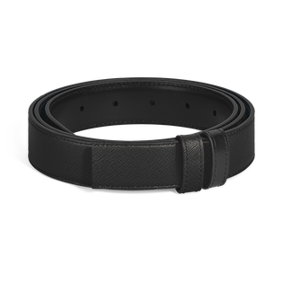 Black Sartorial/black Meisterst&uuml;ck 30mm reversible leather strap