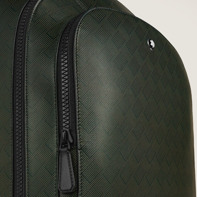 Medium Backpack with 3 Compartments in Extreme Leather - 2