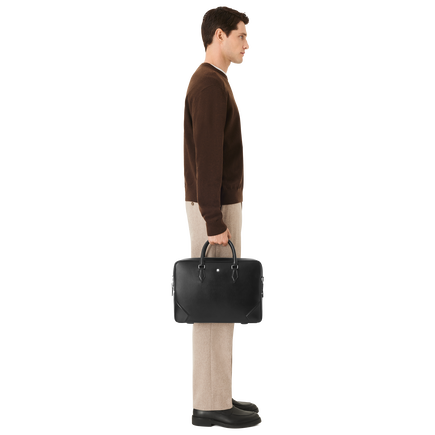 Medium Briefcase in Meisterstück Leather