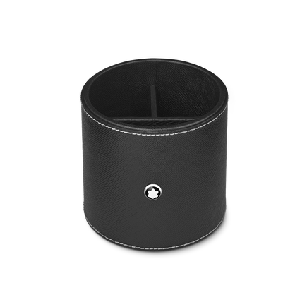 Porte-Stylos de Bureau en Cuir Sartorial