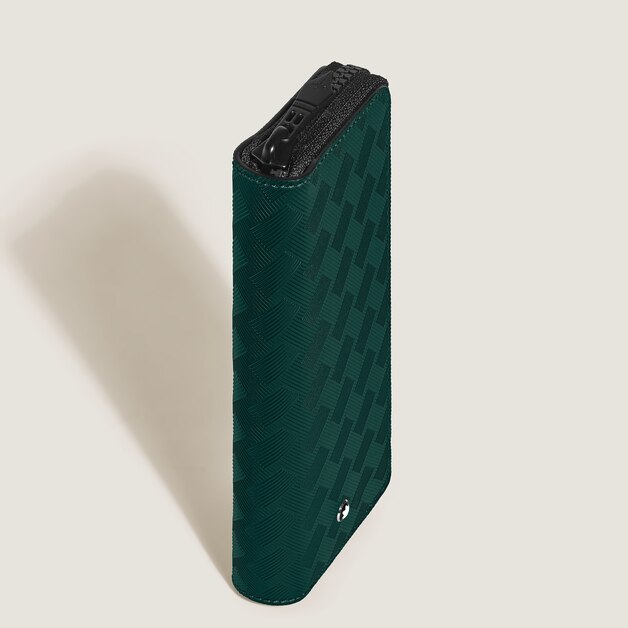 2-Pen Pouch with zip in Extreme Leather - 4