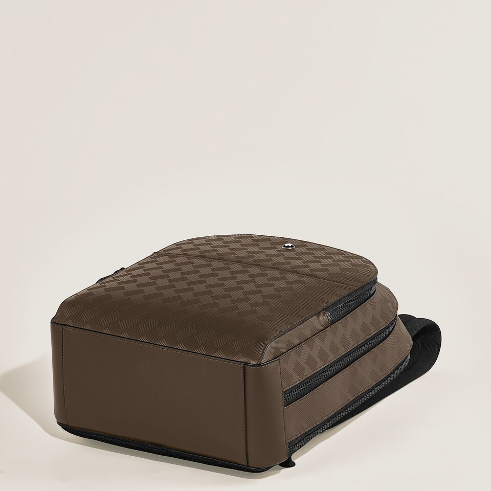Large Backpack with 3 Compartments in Extreme Leather - 6