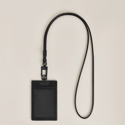 Card Holder with Strap in Extreme Leather
