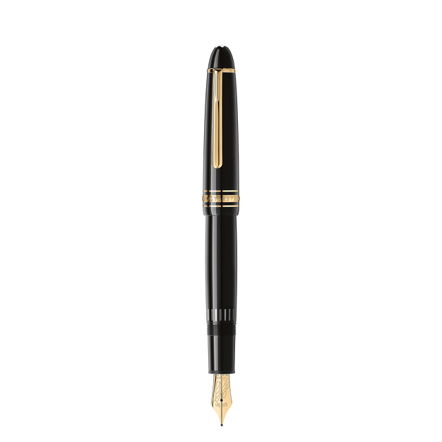 Meisterstück Gold-Coated LeGrand Calligraphy Fountain Pen Flexible Nib - 1