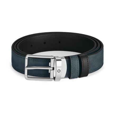 Everyday Buckle Velvet Blue/Black 30&nbsp;mm Reversible Leather Belt