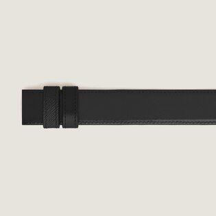 Black Sartorial/black Meisterst&uuml;ck 30mm reversible leather strap