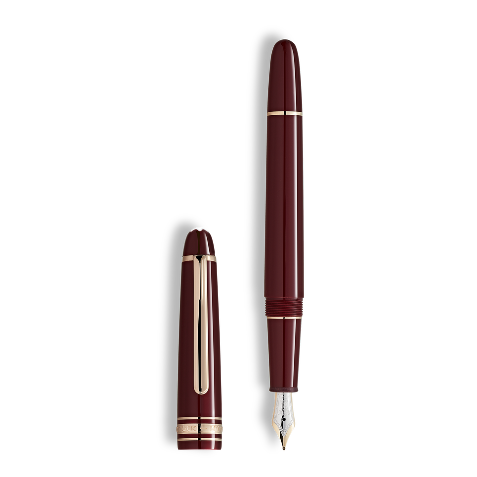 Meisterst&uuml;ck Burgundy Red Classique Fountain Pen - 1