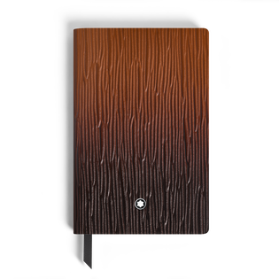 Small Notebook in Corteccia Sfumato Leather, Lined Pages