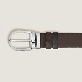 Horseshoe 35&nbsp;mm Reversible Belt in Grain Leather