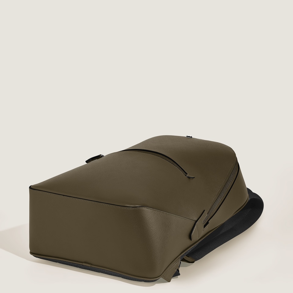 Small Backpack in Sartorial Leather - 8