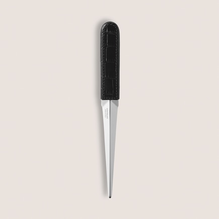 Letter Opener in Croco-Embossed Leather