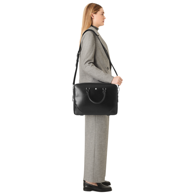 Medium Briefcase in Meisterstück Leather - 8