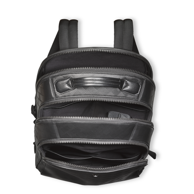 Medium Backpack with 3 Compartments in Extreme Leather - 5