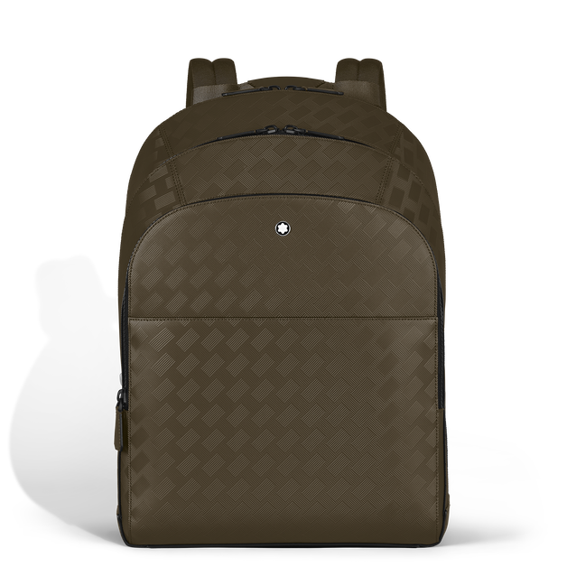 Large Backpack with 3 Compartments in Extreme Leather - 1