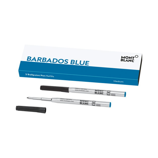 2x Ballpoint Refills, Barbados Blue - 1