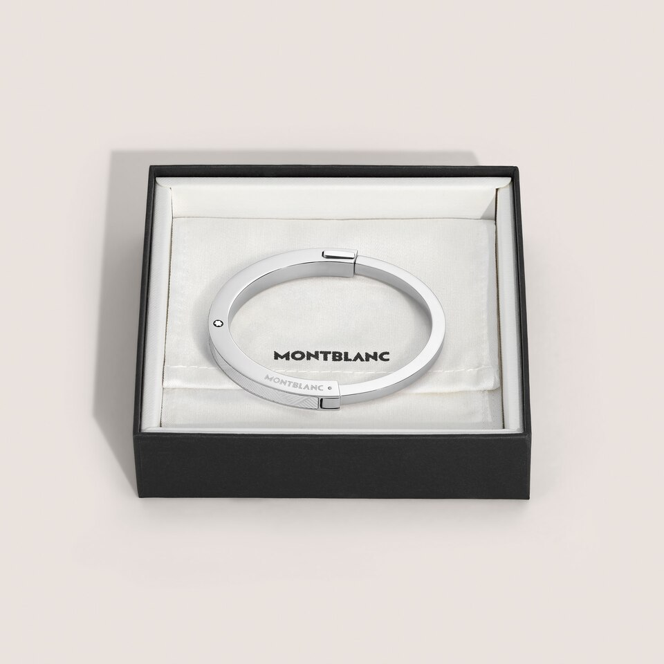 Bangle in Steel with Extreme Pattern - 2