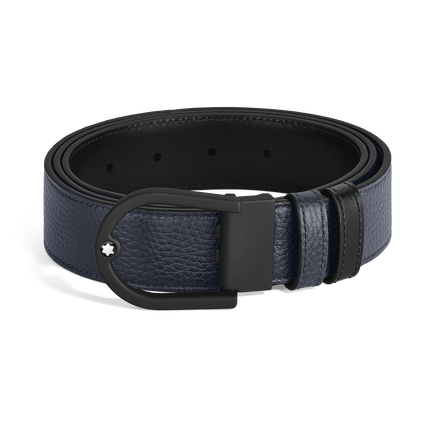 Horseshoe 35 mm Reversible Belt in Grain Leather