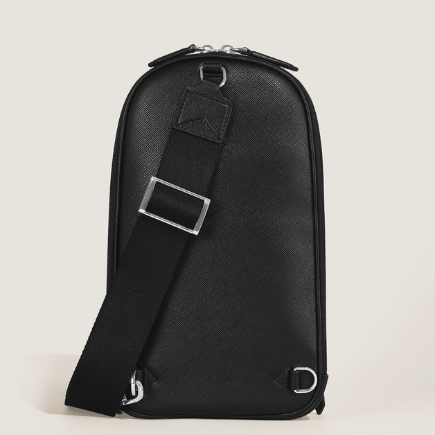 Sac On-Body Moyen Mod&egrave;le en Cuir Sartorial - 4