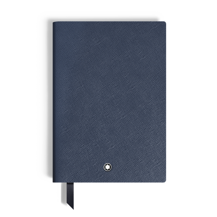Medium Notebook in Sartorial Leather, Blank Pages