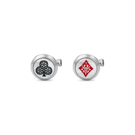 Meisterstück Tribute to the Book Around the World in 80 Days Ace of Club & Ace of Diamond Cufflinks