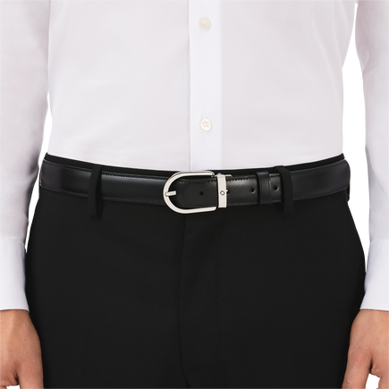 Horseshoe 30 mm Reversible Belt in Leather