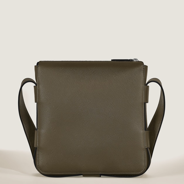 Vertical Belt Messenger Bag in Sartorial Leather - 6