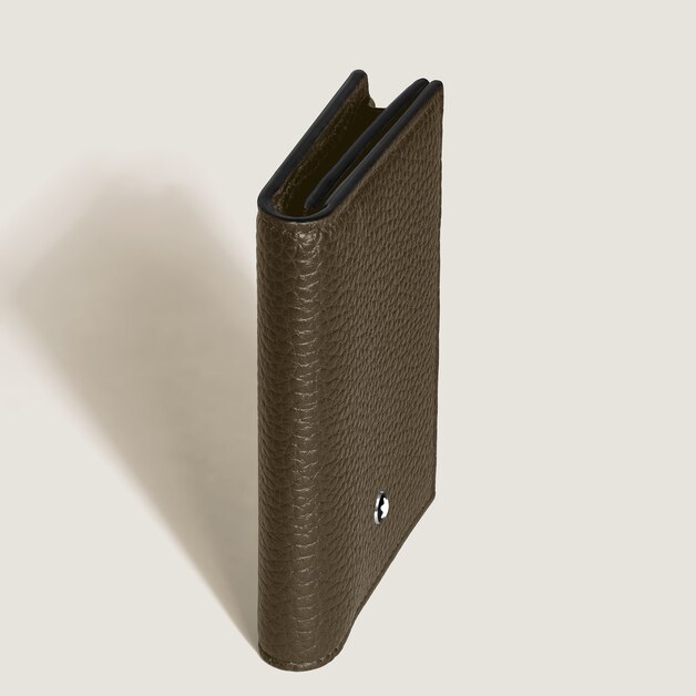 Porte-Cartes 4cc en Cuir Grain&eacute; - 5