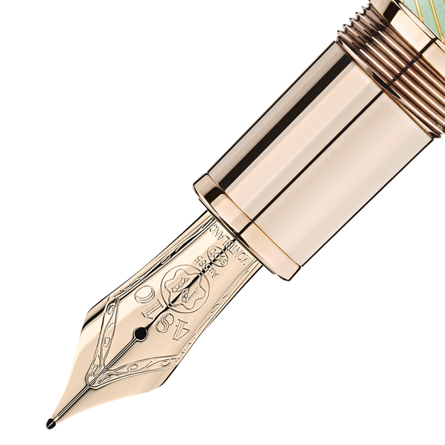 Meisterst&uuml;ck Calligraphy Solitaire Celadon D&eacute;grad&eacute; Fountain Pen - 2