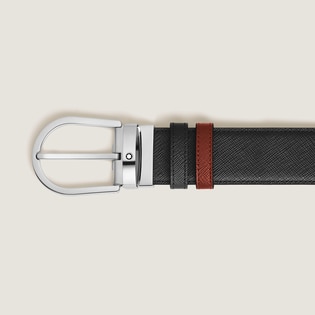Horseshoe 35 mm Reversible Belt in Sartorial Leather