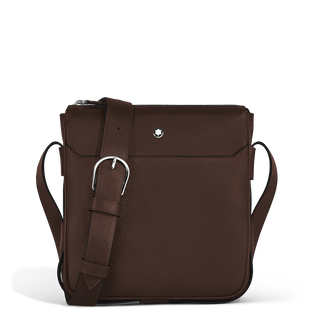 Vertical Belt Messenger Bag in Sartorial Leather