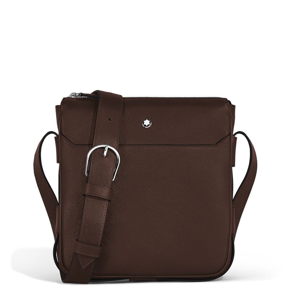Vertical Belt Messenger Bag in Sartorial Leather - 1