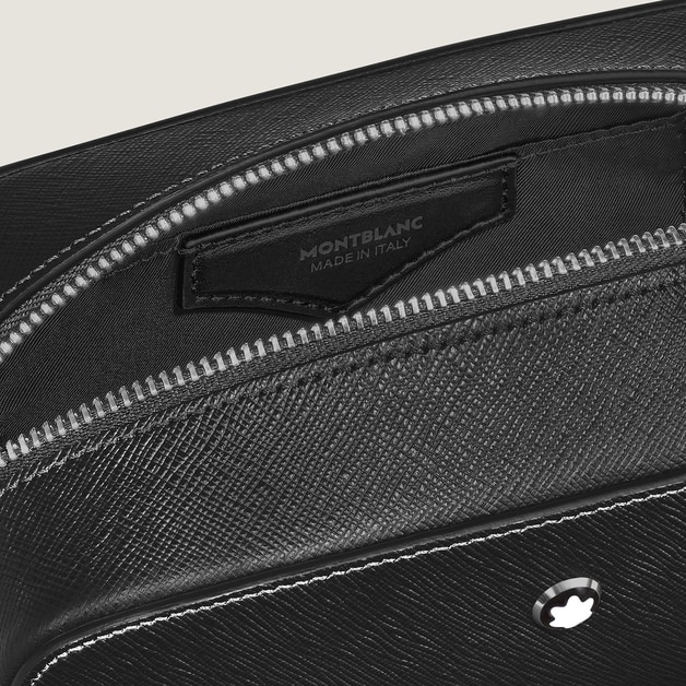 Small Toiletry Clutch in Sartorial Leather - 3