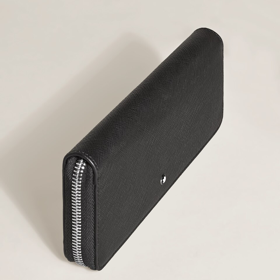 Wallet 8cc with zip in Sartorial Leather - 4