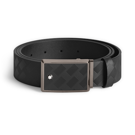 Marquetry Plate 35 mm Belt in Extreme Leather