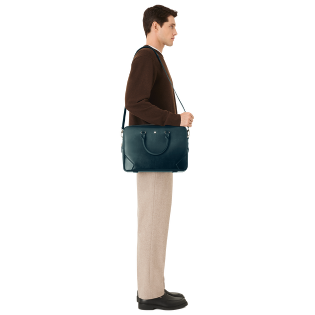 Medium Briefcase in Meisterstück Sfumato Leather - 2