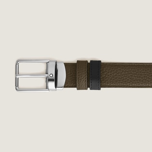 Everyday Buckle Khaki/Black 30&nbsp;mm Reversible Leather Belt