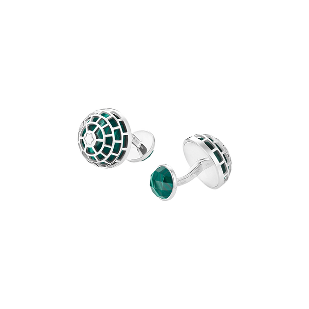 Meisterstück Cufflinks with Malachite Stone - 2