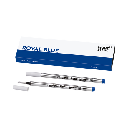 2x Recharges pour Feutre Fin, Royal Blue
