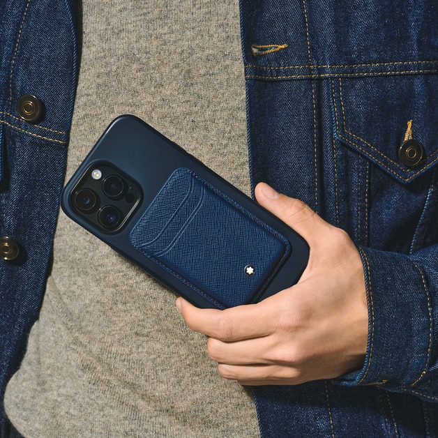 Portacarte 2 Tasche per iPhone con MagSafe in Pelle Sartorial - 5