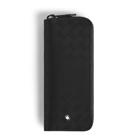 Estuche para 2 Artículos de Escritura con Cremallera de Piel Extreme