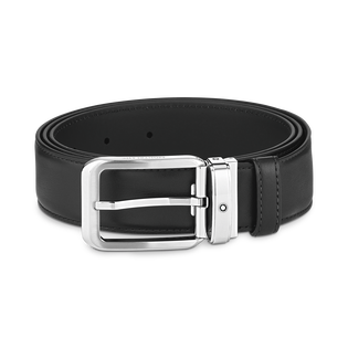 Rectangular 35&nbsp;mm Belt in Leather