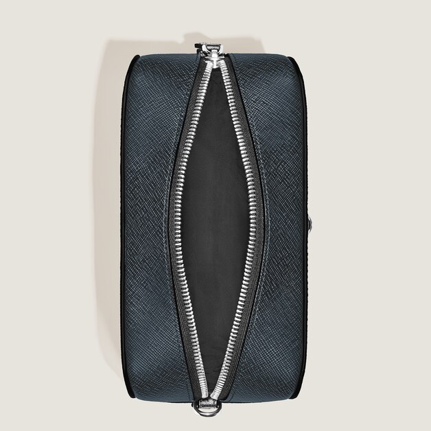Small Toiletry Clutch in Sartorial Leather - 7