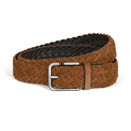 35 mm Belt in Suede with Square Meisterst&uuml;ck Buckle XL