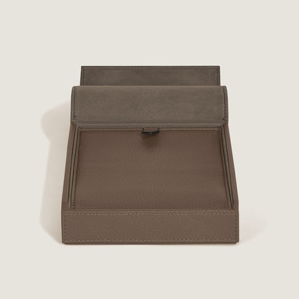 Caja de Viaje para 4 Art&iacute;culos de Escritura de Piel Grain