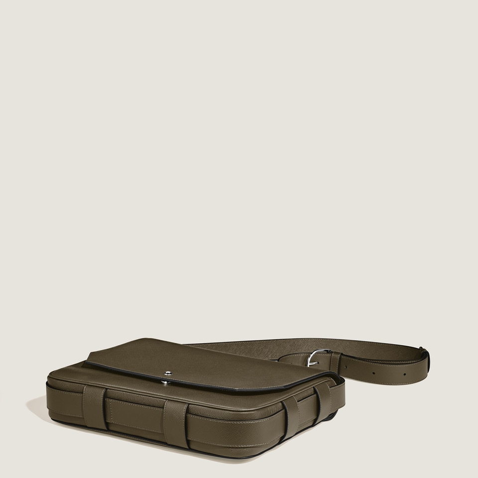 Belt Messenger Bag in Sartorial Leather - 7
